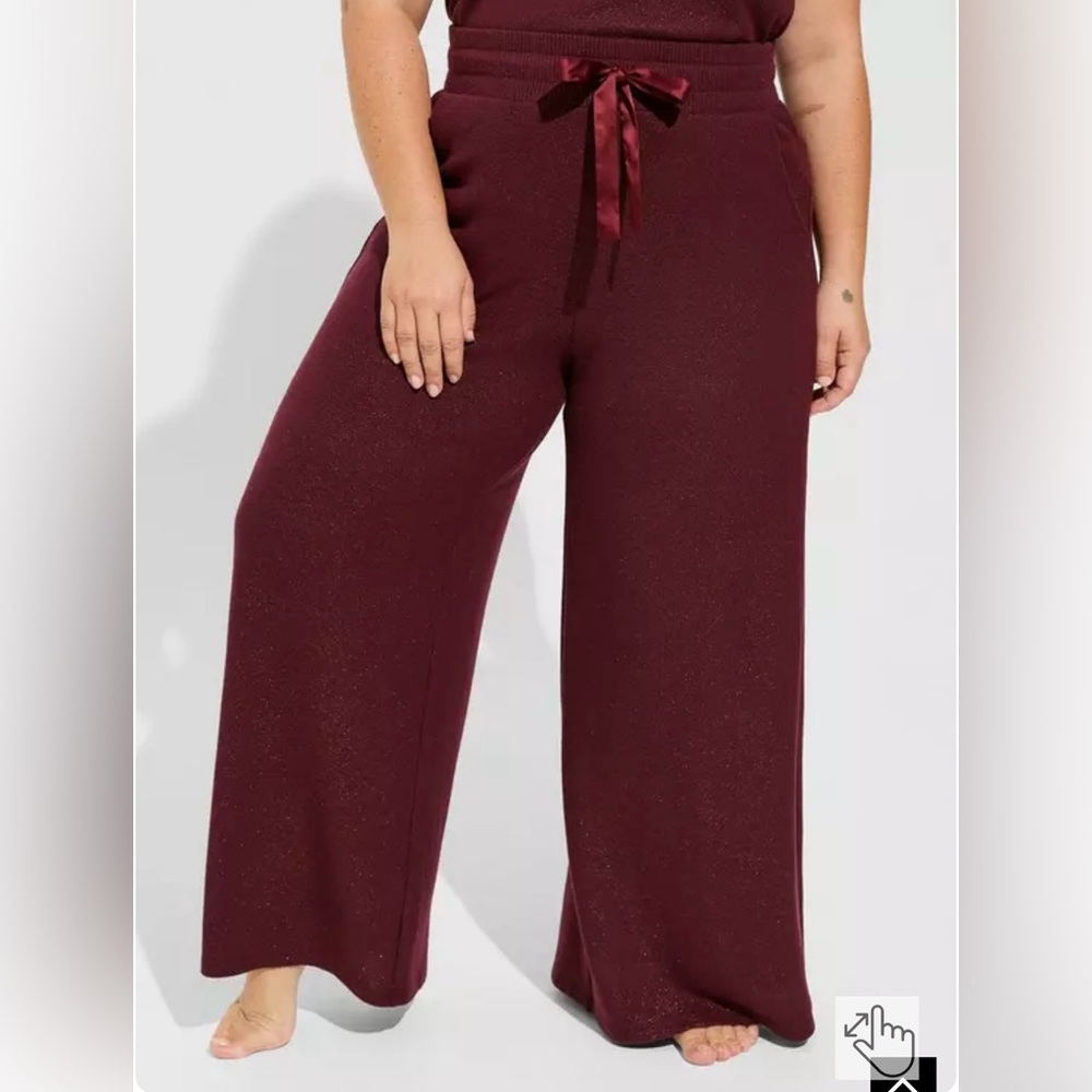 Torrid Supersoft Plush Wide-Leg Lounge Pants - NEW!